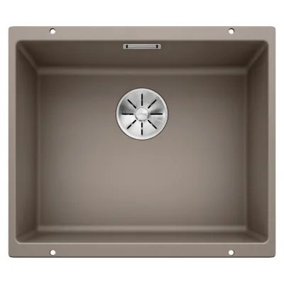 PRONTA CONSEGNA - Blanco | Lavello una vasca SUBLINE 500-U 1518571 finitura tartufo da 53x46 cm - Sottotop