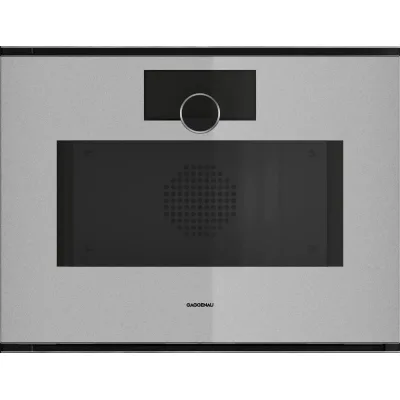 Gaggenau Forno combinato a vapore con cerniera a sinistra da incasso GS241130 finitura Gaggenau Sterling da 60 cm