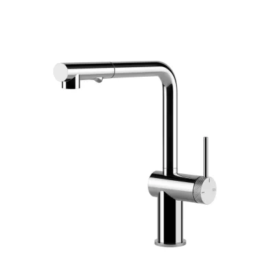 Gessi Miscelatore monocomando con doccetta estraibile Inedito Collection 60478 031 finitura cromato - IN PROMOZIONE FINO AL 6/07