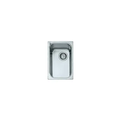 Alpes Vasca semifilo VF 431-D in acciaio inox da 31x46 cm