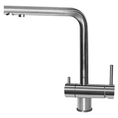 Elleci Miscelatore filtrante monocomando con canna girevole TOURMALINE MIKTOUIN finitura IN inox