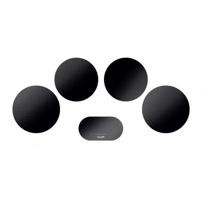 Foster Set piani cottura a induzione circolare modulare 7366 040 in vetroceramica nero