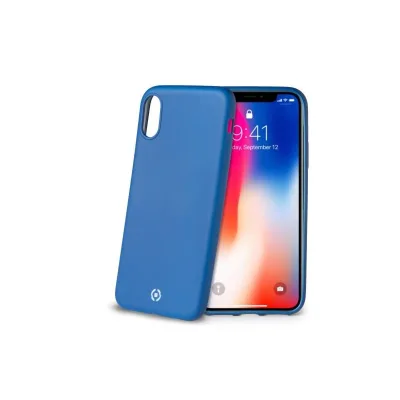 CELLY SOFTMATT COVER IPHONE XS/X BLUE SOFTMATT900BL