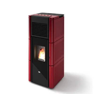 Eva Calòr Stufa a pellet ZOE 901647500 finitura rosso