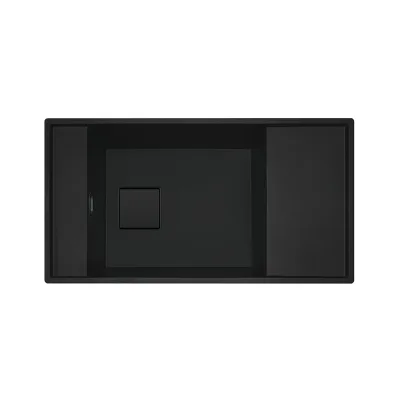 Franke: Lavello una vasca Fresno FSG 211-86 135.0718.446 finitura black matt da 86x45.8 cm