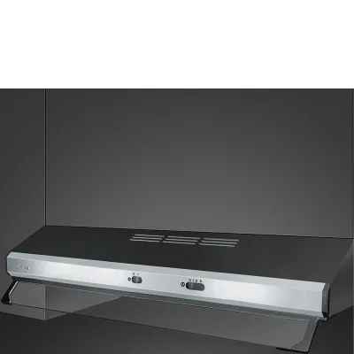 Smeg Cappa aspirante semi-integrata KSEC91XE3 finitura inox/nero da 90 cm - IN PROMOZIONE FINO AL 30/06