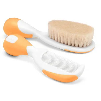 CHICCO SPAZZOLA + PETTINE ARANCIO