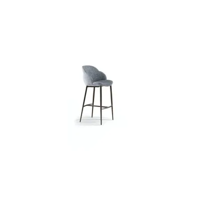 Bonaldo Sgabello My Way Too H 77 con gambe in metallo e seduta a scelta