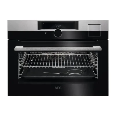 PRONTA CONSEGNA - AEG Forno compatto SteamPro KSK 998290 M finitura inox antimpronta da 60 cm
