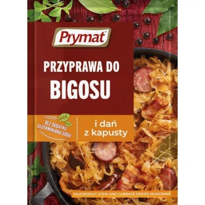 Przyprawa do Bigosu e Piatti di Cavolo Prymat 20 g Mix di Spezie Tradizionale Polacco