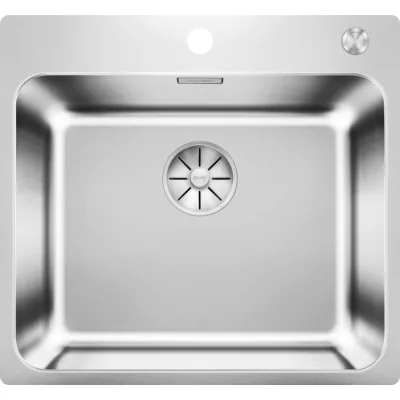 Blanco Lavello una vasca SOLIS 500-IF/A 1526124 in acciaio inox da 54x50 cm - Sopratop/Filotop