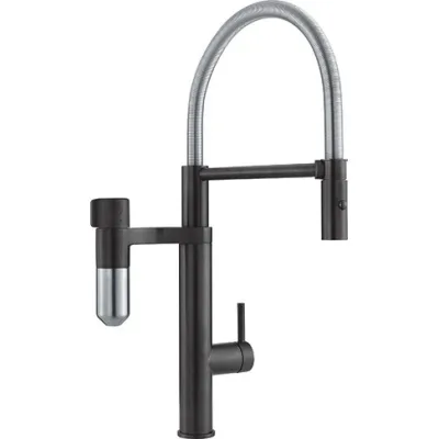 Franke Miscelatore Vital 2in1 Semi-pro con filtrazione acqua integrato 120.0621.313 finitura cromato/industrial black