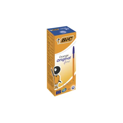 PENNA A SFERA BIC ORANGE ORIGINAL 0,8MM Linea 0,30mm corpo Arancione COLORE BLU 8099221