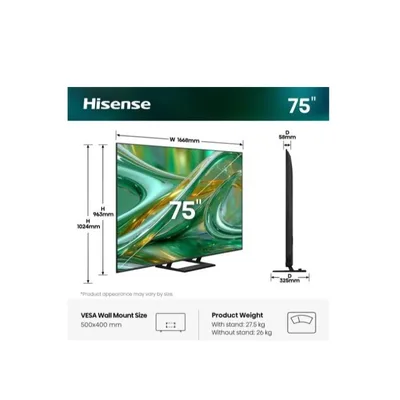 HISENSE ITALY SRL 75 E89S MINI LED 4K UHD VIDAA 144HZ 75E89S