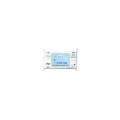MUSTELA SALVIETTE ACQUA COMPOSTABILI SENZA PROFUMO 60 PEZZI