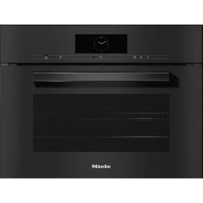 Miele Forno compatto a vapore combinato con forno tradizionale da incasso DGC 7845 HC finitura vetro nero da 60 cm - RICHIEDERE PREVENTIVO
