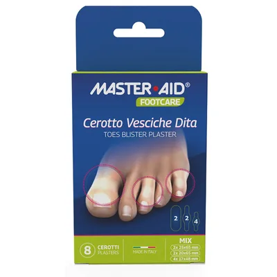 Cerotto vesciche footcare dita 6 pezzi