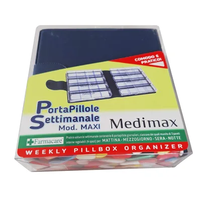 Medimax portapillole settimanale maxi