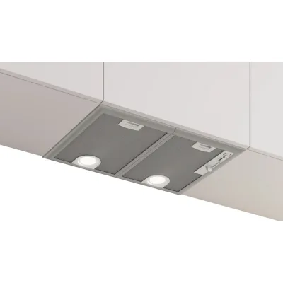 Bosch - Cappa integrata sottopensile DHL555BM finitura argento metallizzato da 53 cm