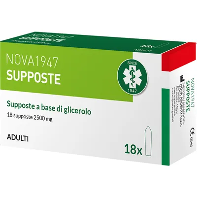 Glicerolo 18 Supp.ad.2500mgn.a