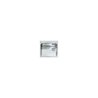 Alpes Vasca semifilo VF 556-D in acciaio inox da 56x51 cm