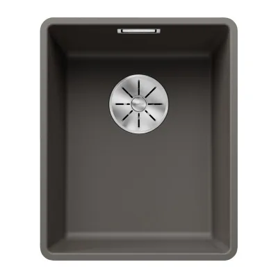 Blanco Lavello una vasca SUBLINE 320-F 1527342 finitura grigio vulcano da 34.7x42.7 cm - Filotop
