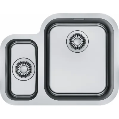 Franke Lavello a una vasca con vaschetta Smart Sottotop SRX 160-34-16 122.0736.138 finitura inox da 58x45 cm