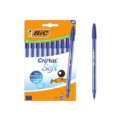 BIC CF10 CRISTAL SOFT BLU 1,2MM 516357