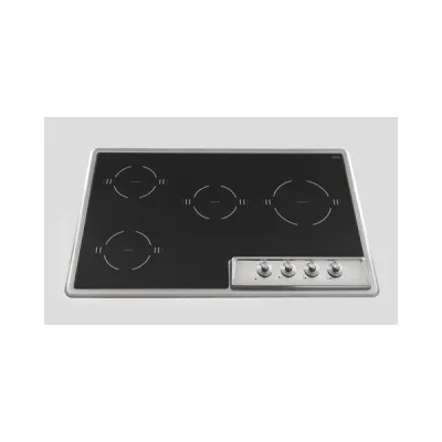 Alpes Piano cottura a induzione F 579/4EI in acciaio inox da 79 cm