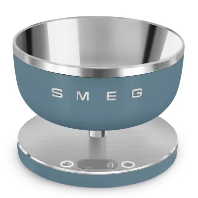 Smeg Bilancia da cucina digitale KSC01SBMWW finitura Storm Blue - PROMOZIONE ATTIVA FINO AL 19/10