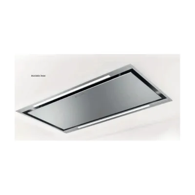PRONTA CONSEGNA - Faber Cappa a soffitto HEAVEN LIGHT PRO FLAT 350.0669.937 finitura inox da 90 cm