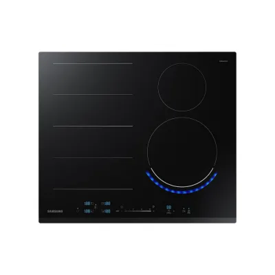 Samsung Piano cottura a induzione NZ64N9777BK in vetroceramica nero da 60 cm