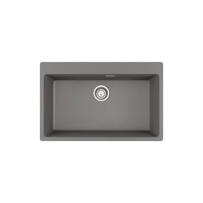 Franke: Lavello una vasca Vasche Sopratop Centro MRG 610-73 FTL 114.0661.710 finitura fragranite stone grey da 78x50 cm