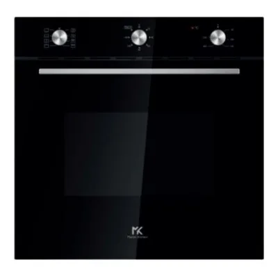 Master Kitchen Forno multifunzione da incasso MKO 902-PR M BK finitura vetro nero da 60 cm