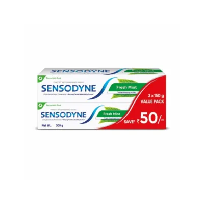 SENSODYNE FRESH MINT DENTIFRICIO 2PZ
