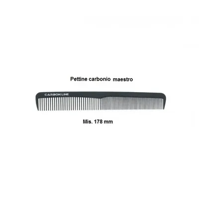 Pettine capelli in carbonio antistatico maestro