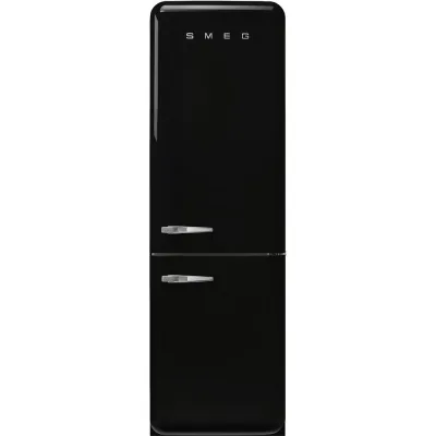 Smeg Frigorifero combinato con cerniere a destra a libera installazione FAB32RBL6 finitura nero da 60 cm