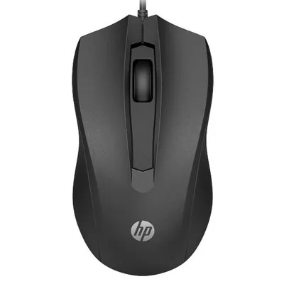HP 105 BLACK WIRED MOUSE USB 822M9UT