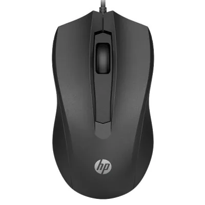 HP 105 BLACK WIRED MOUSE USB 822M9UT