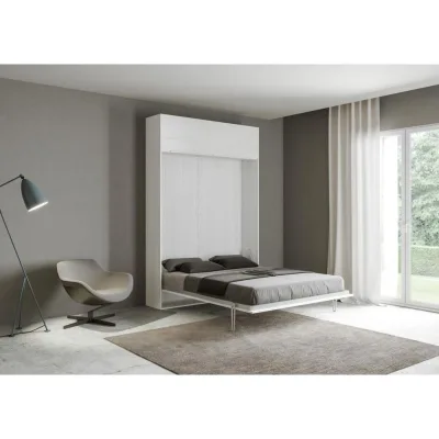 Itamoby Letto una piazza e mezza a scomparsa Kentaro con pensile da 134x215(39,5) cm