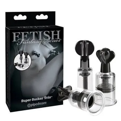 Pipedream Fetish Fantasy Super Sucker Trio capezzoli clitoride 3 pompe suzione