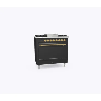 Ilve Cucina P09N da incasso Nostalgie P09FQNE3 forno cieco e piano cottura 6 fuochi con fry top da 90 cm - IN PROMOZIONE FINO AL 6/07