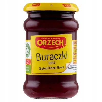 Buraczki Tarte 290 g Orzech Barbabietole grattugiate pronte