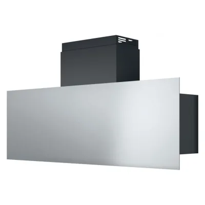 Barazza Cappa a parete STEEL 1KSTP12 finitura inox satinato e nero da 120 cm