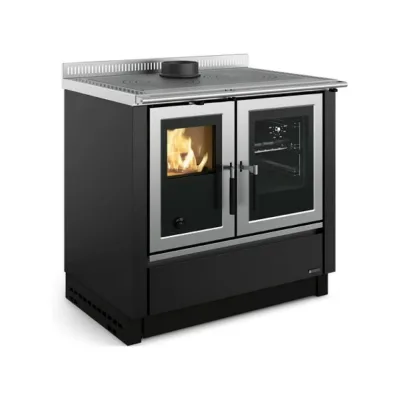 La Nordica Stufa a legna VENEZIA VST.16 3005480 finitura nero antracite