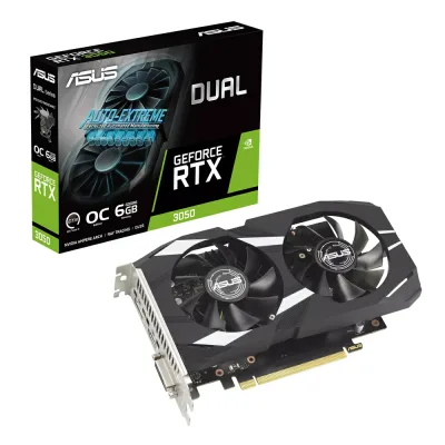 ASUS Dual NVIDIA GeForce RTX 3050 OC 6GB GDDR6