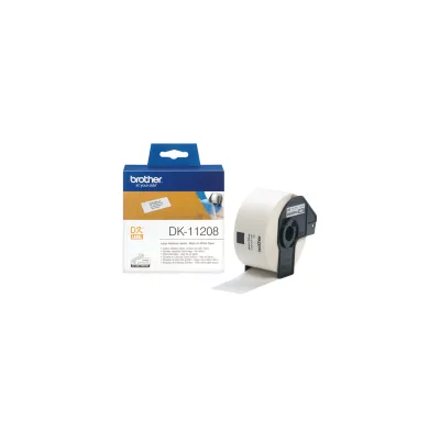ETICHETTE PRETAGLIATE PER INDIRIZZI ORIGINALI BROTHER DK11208 DK-11208 38x90 mm 400 unità