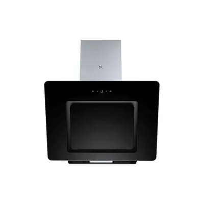 Master Kitchen Cappa a parete MKHD V603 E Touch BK finitura vetro nero da 60 cm