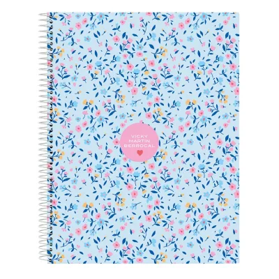 Agenda Vicky Martín Berrocal Paraíso Azzurro Rosa A4 120 Fogli