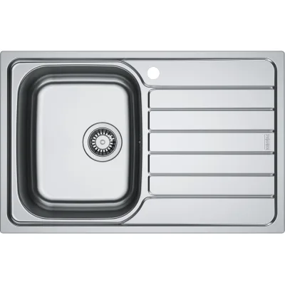 Franke Lavello una vasca con gocciolatoio a destra Spark Incasso SKL 611-78 101.0712.124 finitura dekor da 78x50 cm